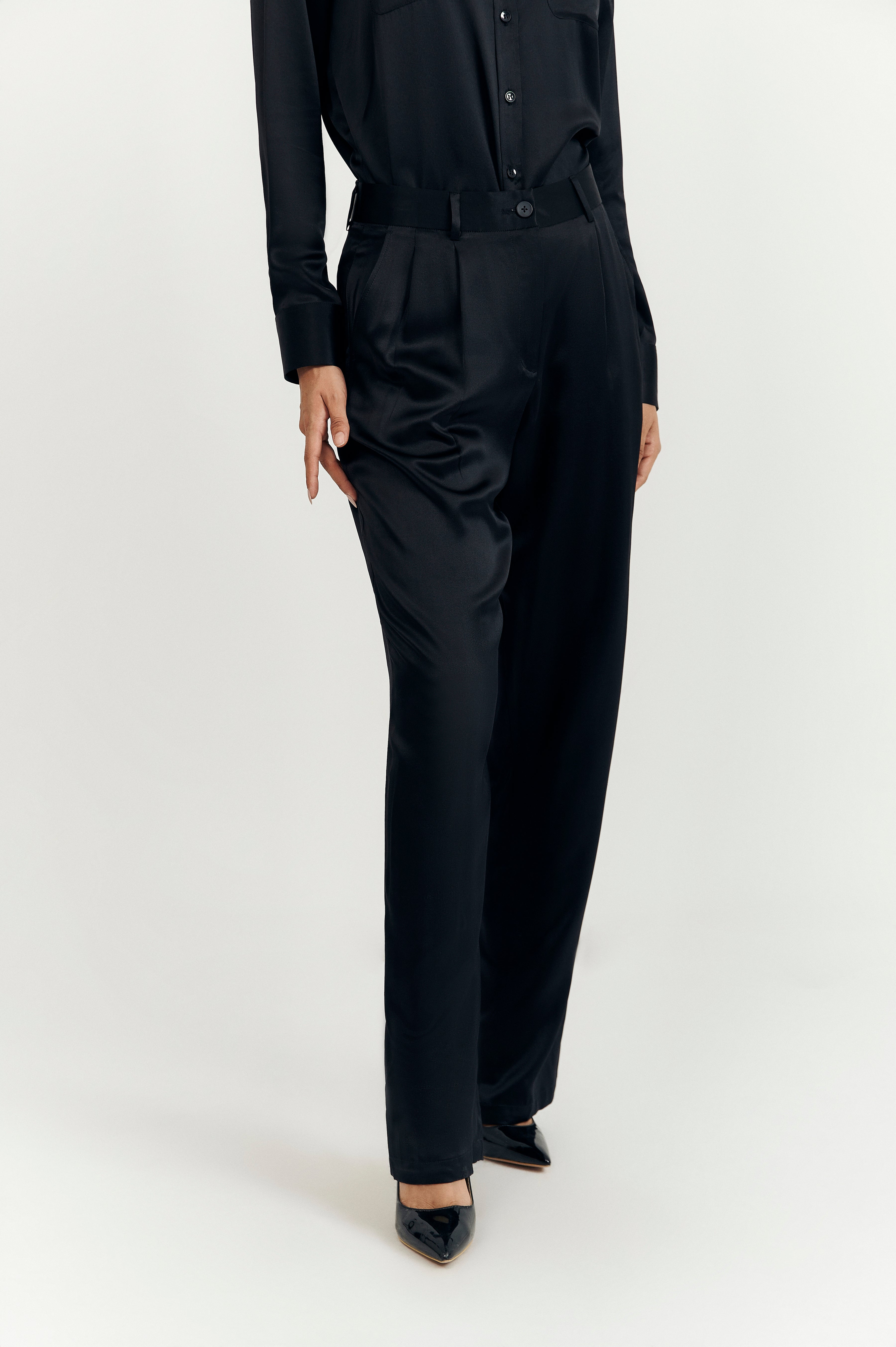 The Rosalind Silk Trousers